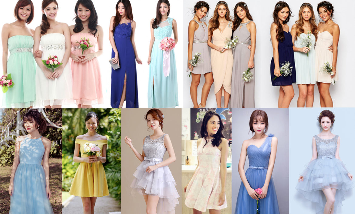 10 Best Bridemaid dresses Singapore Shops You Can Find